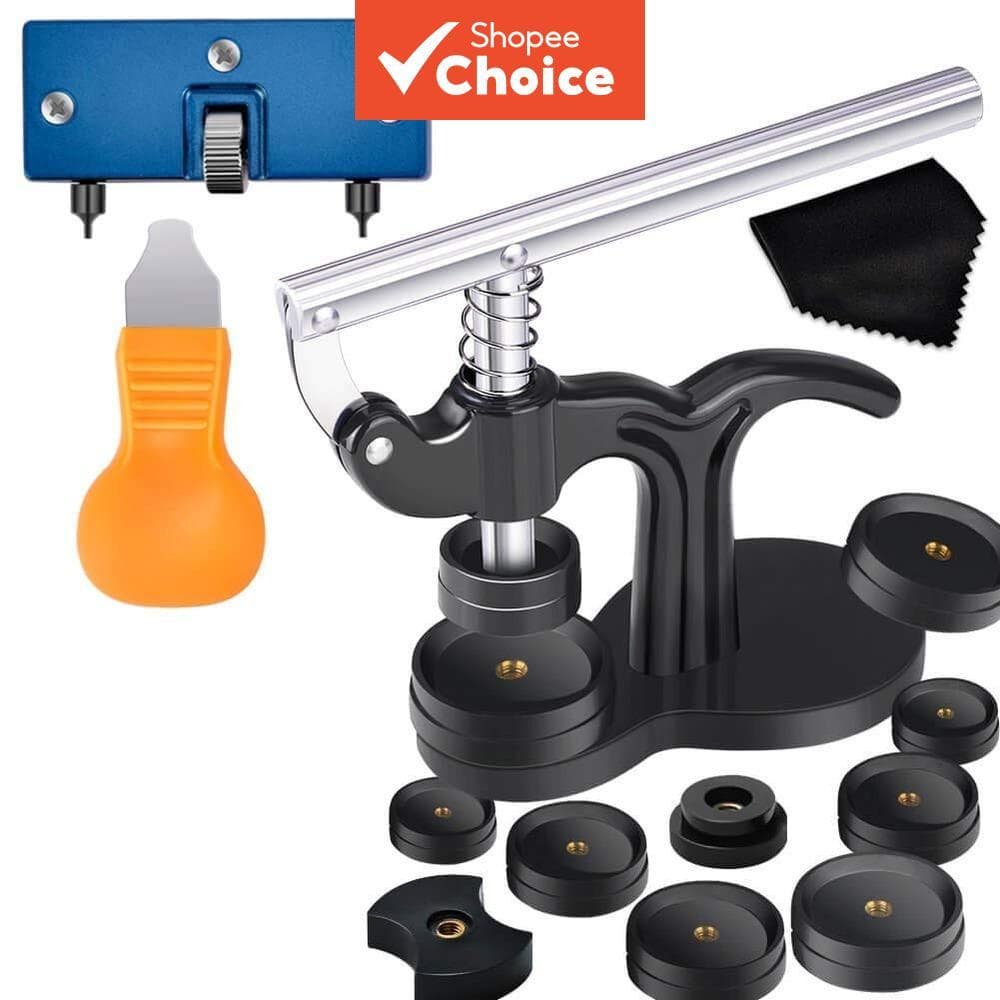 Ferramenta De Prensa De Relógio De 16 Unidades Com Kit De Substituição De Bateria E Matrizes Para Reparo De Removedor Tr