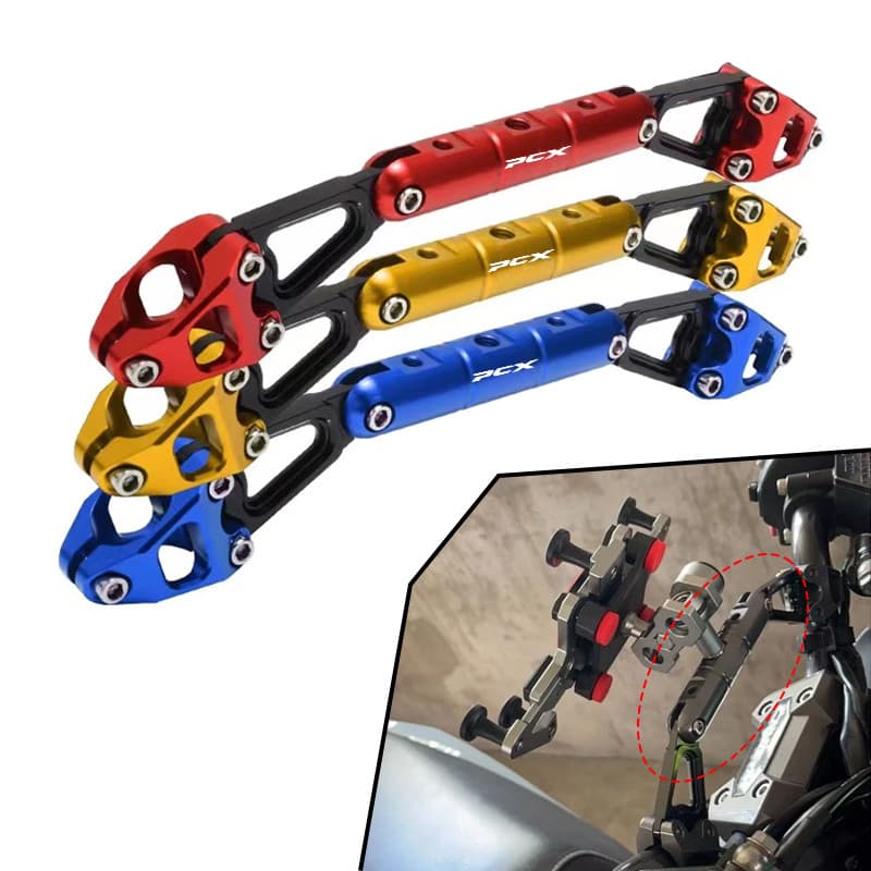 Barra De Equilíbrio Da Motocicleta Multifuncional Ajustável Guiador Titular Alça Estendida Para Honda PCX PXC 125 150 16