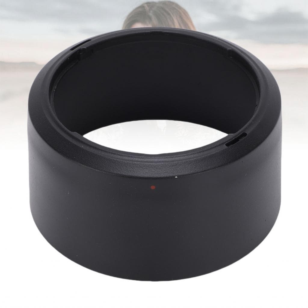 Capa de lente adequada para RF S 55 a 210 mm F5 7.1 IS STM ABS ET 60B ​​Sombra de câmera com tampa de 55 mm