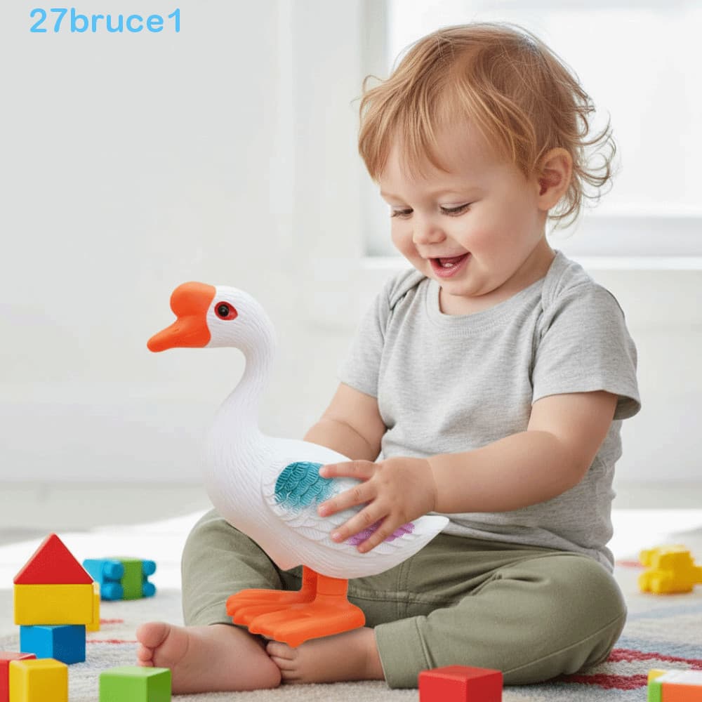 BRUCE1 Brinquedo De Ganso Saltador , Mecanismo De Salto De Design Bonito , Relógio , De Recurso De Novidade