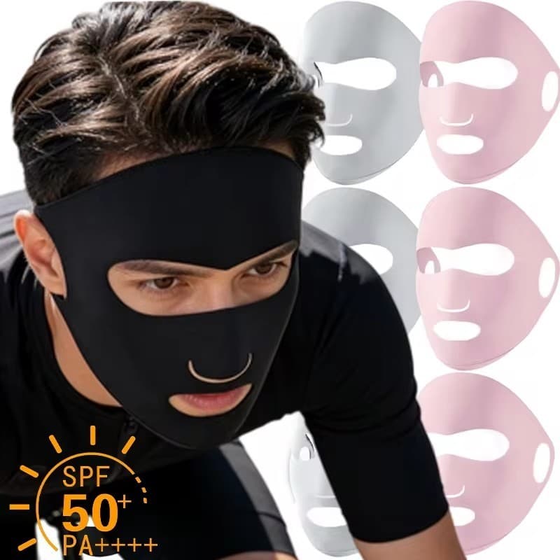 2/4PcsUPF 50 + Capa Facial Leve E Respirável-Máscara Protetora Solar Ultrafina De Verão-Suprimentos De Proteção UV Para 