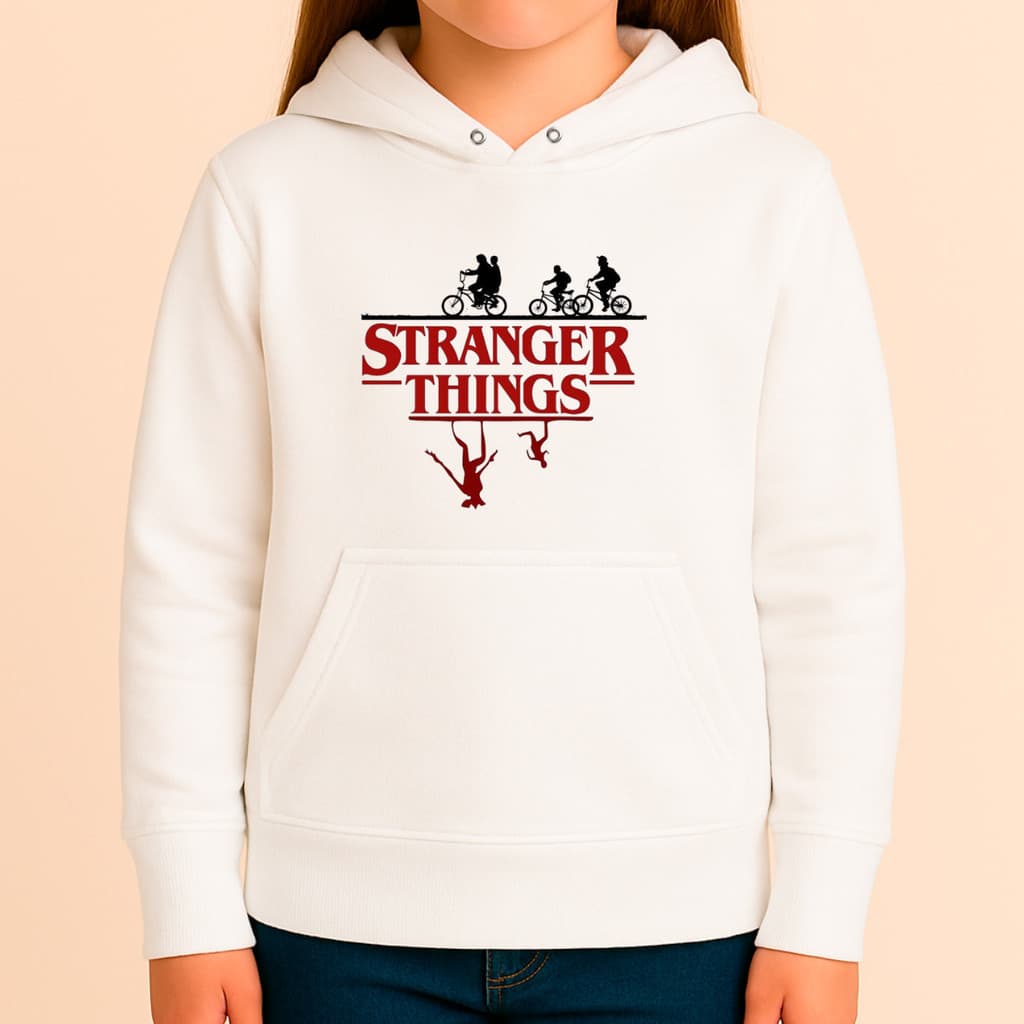 Blusa Moletom Menina Estampa Stranger Things Juvenil 6-16 Roupa Menina