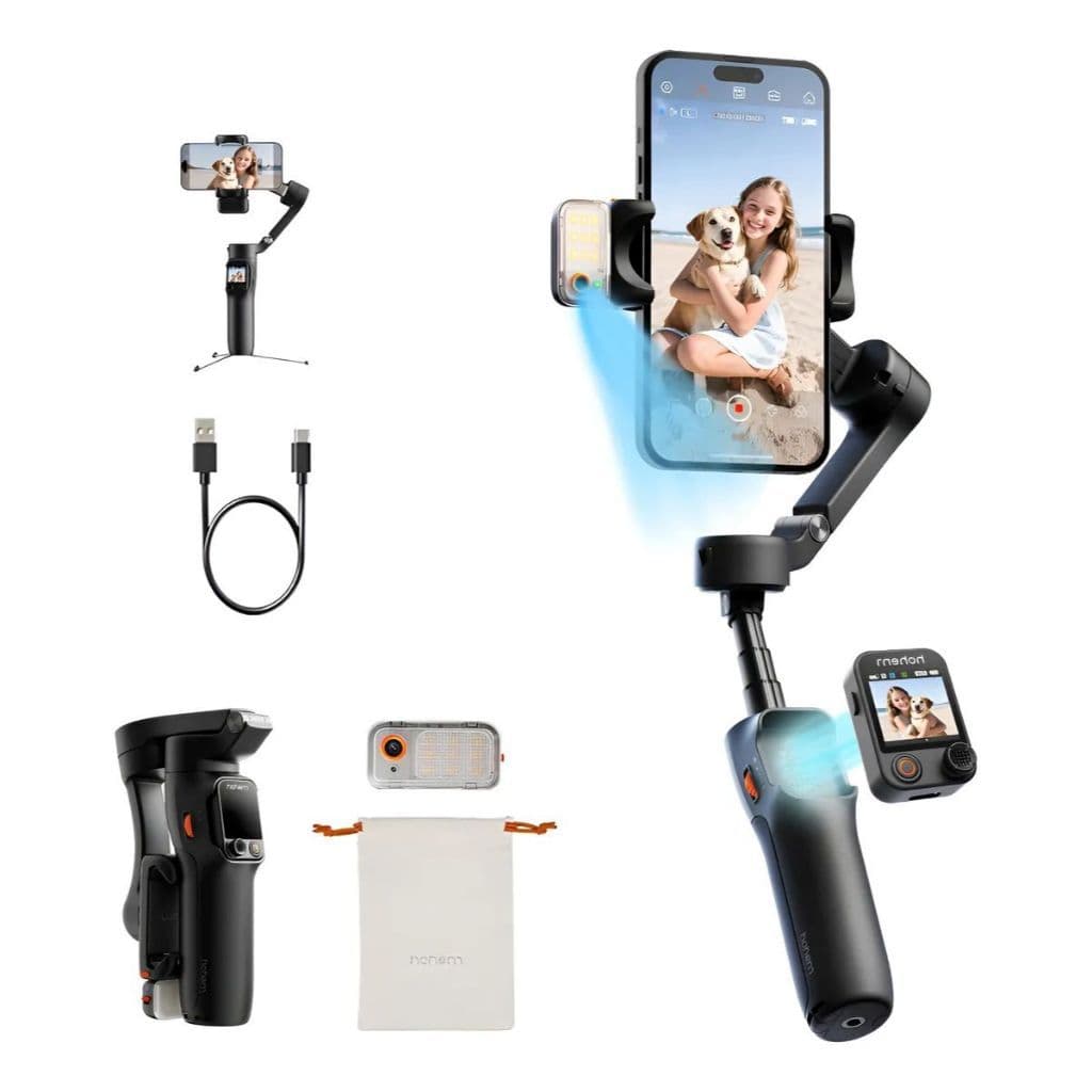 hohem Estabilizador Gimbal iSteady V3 Ultra para iPhone, Gimbal de Telefone com Rastreamento AI