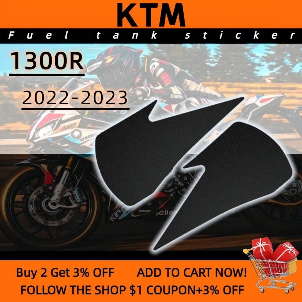 Para KTM 1300R 2022-2023 Almofada Do Tanque Da Motocicleta Anti Deslizamento Lateral De Combustível Protetor Adesivos Gá