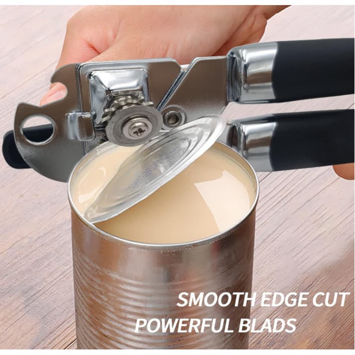 Abridor De Latas E Garrafas Aço Inox Profissional Casa