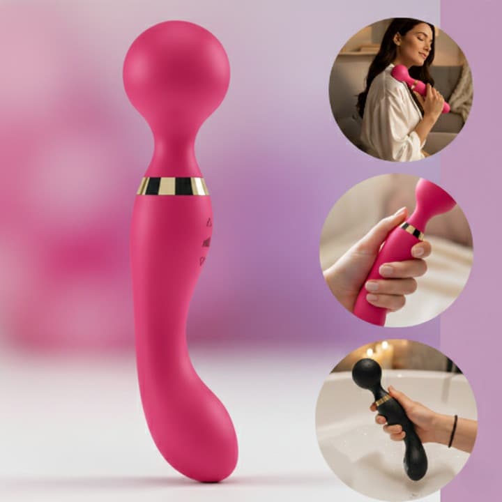 Massageador Corporal Feminino com 20 Modos e Alta Potência Resistente à Água AIRER