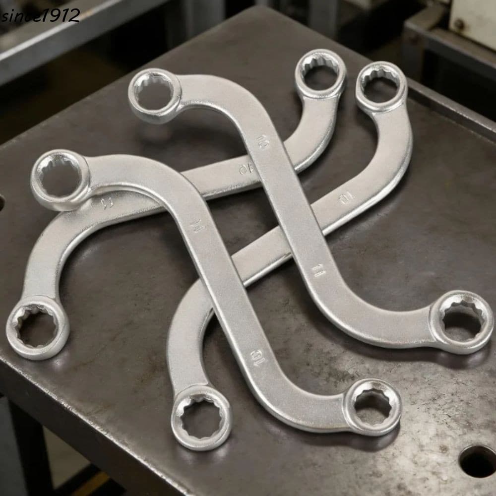 Chave De Cabeça Dupla SINCE , Tipo S De Comprimento De 10-19 Tamanho 140-240MM , Conjunto De 5 Peças De Anel Combinada