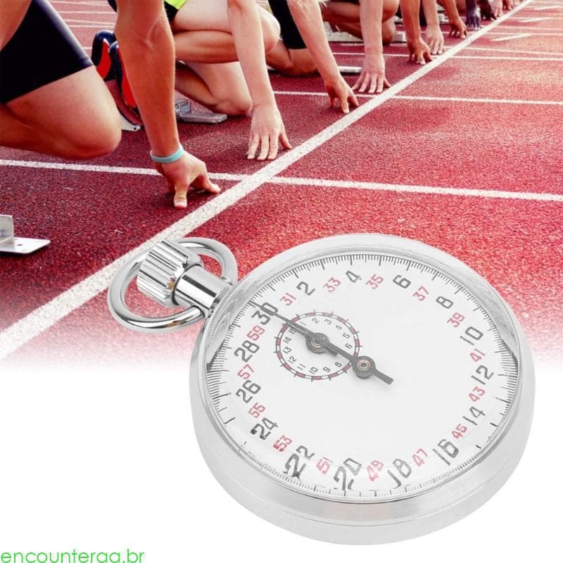 Encountera Precisão Cronômetro Mecânico Temporizador Para Árbitros Esportivos E Treinadores Fácil Operar Temporização