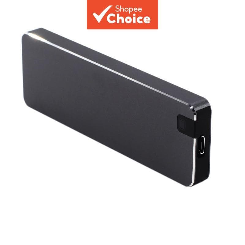  Gabinete de Disco Rígido Externo M.2 SSD USB 3.1, Compatível com NVME ou NGFF, Conector Tipo-C, Estrutura Metálica