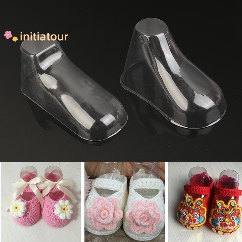 [Init-t] 10 Pcs Transparente PVC Criança Botas Vitrine Suporte Quadro Pés Molde De Sapato De Plástico Maca Bebê Sos Disp