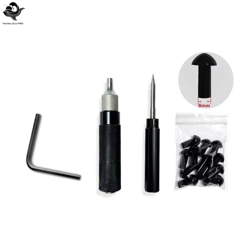 PFG 1 Conjunto De Ferramentas Para Reparo De Pneus De Motocicleta E Carro , Kit De Roda De Pneu , Plugue De Cogumelo Pun