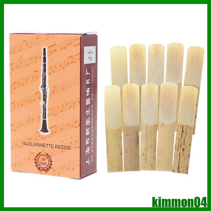 kim 10Pcs Conjunto Palhetas Profissionais Bambu Para Resistência 2 5 Clarinete