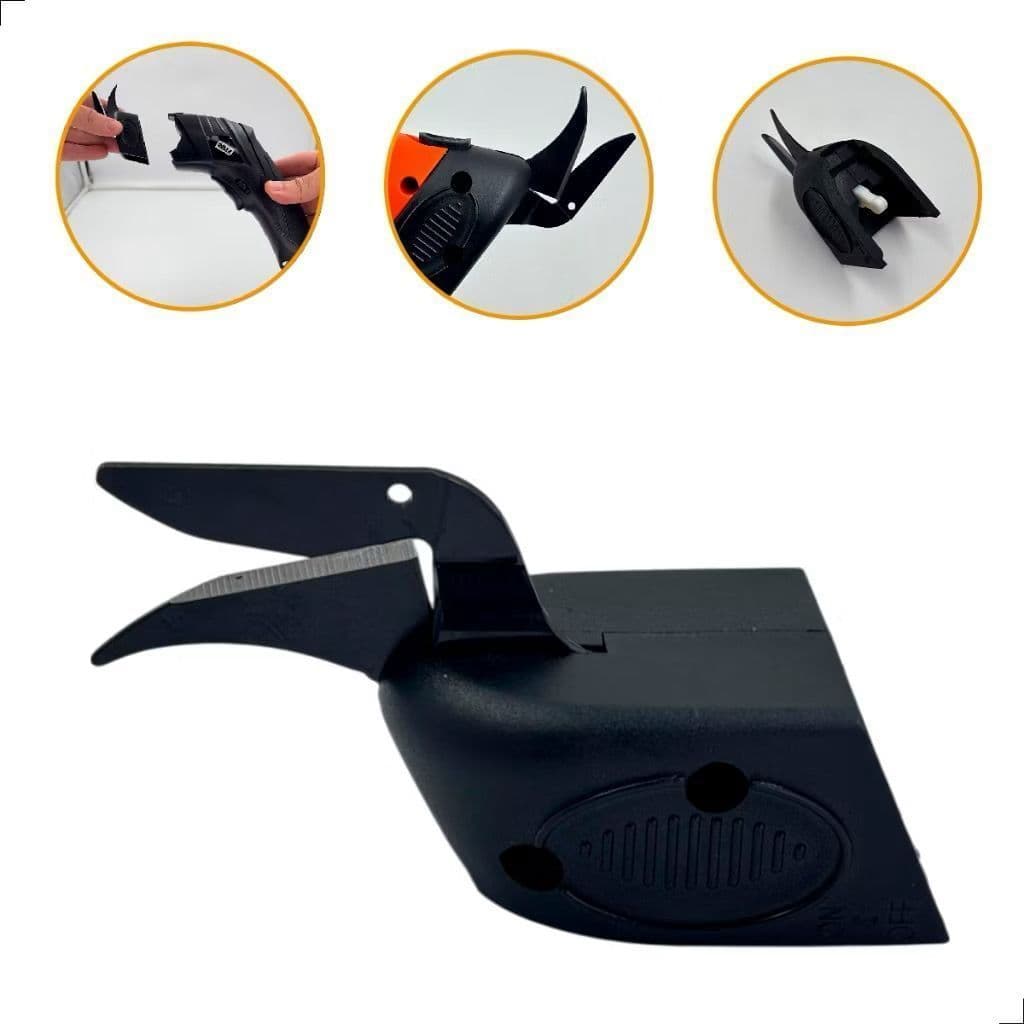 Kit 1/2/3/4/5 Lâminas Tesoura Elétrica Cortador Elétrico P/ Cortar Tecidos Materiais Plásticos Couro Jeans