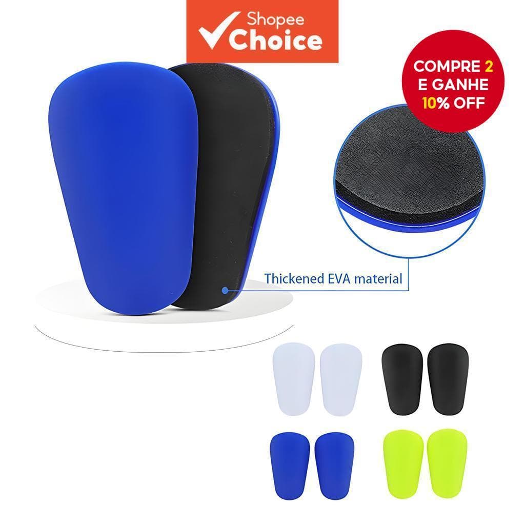 1 Par De Mini Caneleiras De Futebol , Protetores De Perna Absorventes De Choque Resistentes Ao Desgaste Para Treinamento