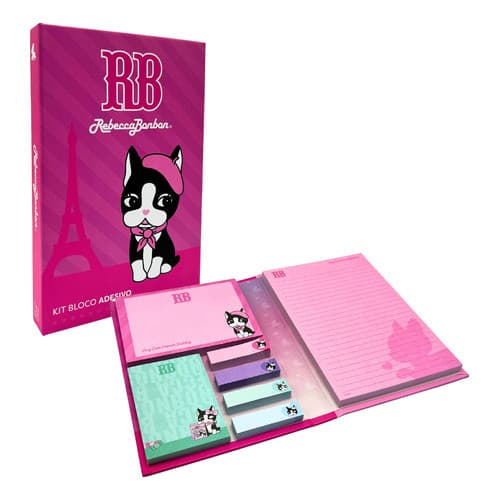 Bloco Adesivo Rebecca Bonbon Kit Post-its Decorados Escolar