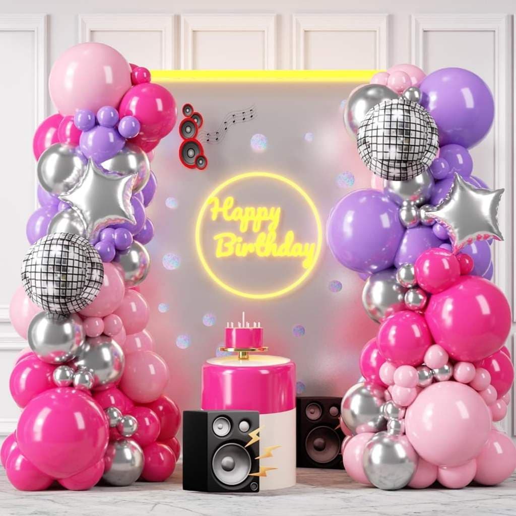 Balões Colorido Kit 123 Peças Aniversário Festas Para Criança Meninos Meninas M1090