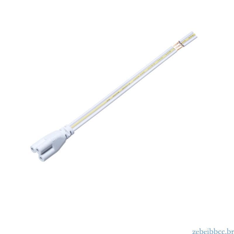 zebeibbcbr Fio Substituição Adaptadores Tubo LED 3 Pinos T5 T8 Fixação Compatibilidade Design Amigável Textura