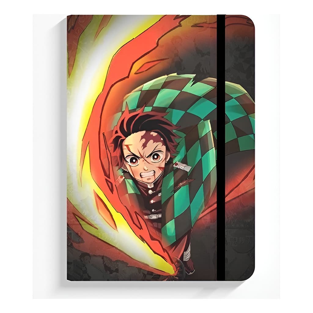 Caderno SKETCHBOOK ou anotações 21x14cm DEMON SLAYER Capa dura