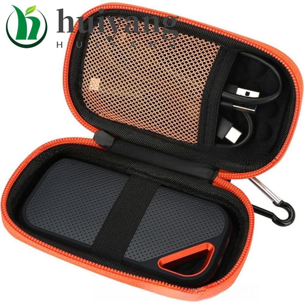 Caixa De Disco Rígido HUIYANG , Grande Proteção Multifuncional , Armazenamento De Cabo De Dados Portátil