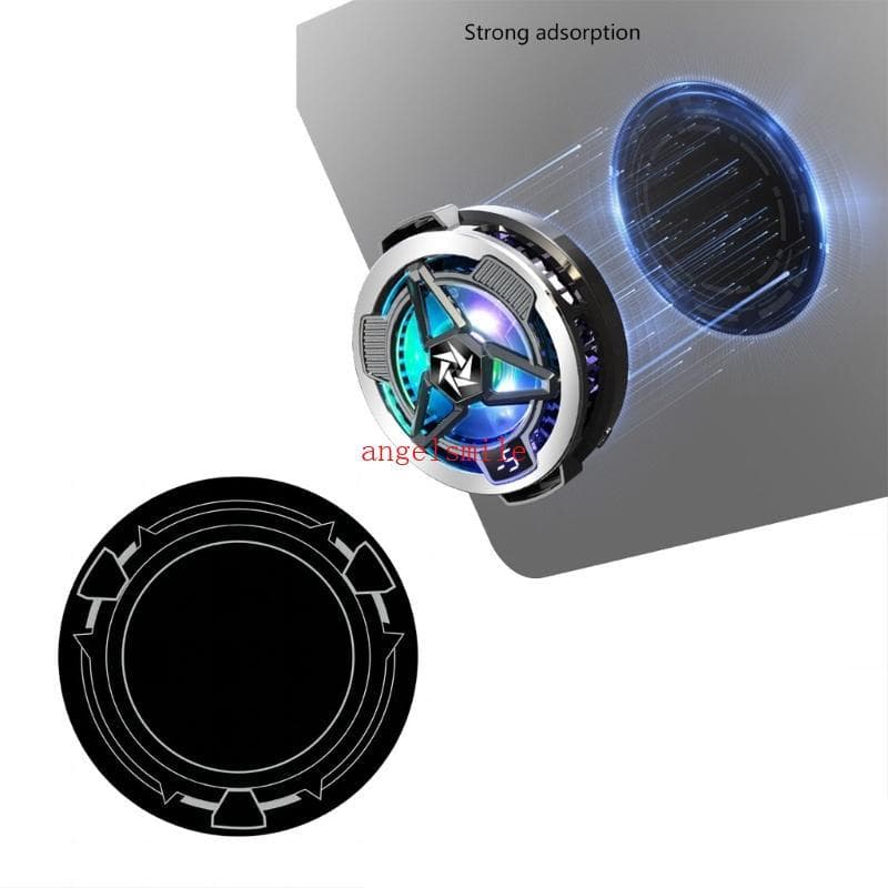 Telefone Ventilador Refrigeração Placa Do Radiador Folha Adesivo Anéis Suporte Metal Magnética Para