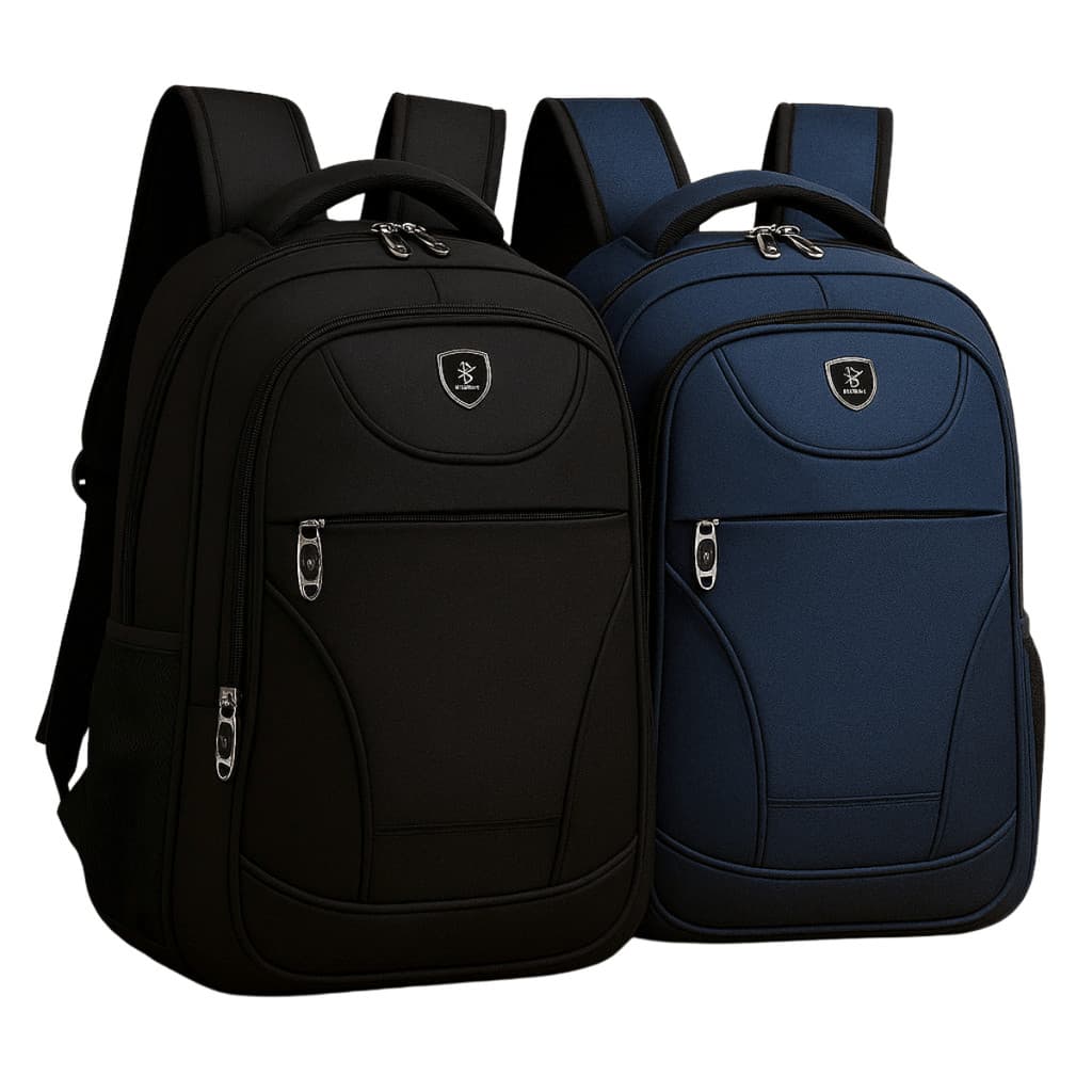 Kit 2 Mochilas  Masculina Impermeável Alça Forte Reforçadas escolar