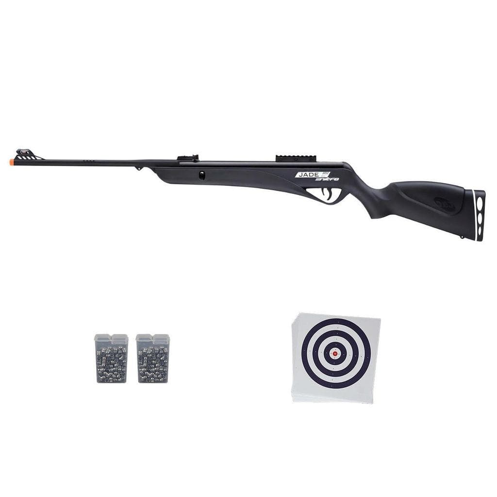Carabina de Pressão Jade Pro Nitro Preta 4.5mm - CBC + Acessórios