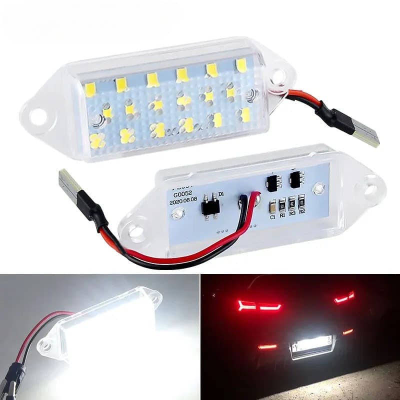 2 Pçs Canbus LED Número Do Carro Luz Da Placa De Licença Branca Para Mitsubishi Lancer EVO VIII 2004-2008 X 2008-2018 83