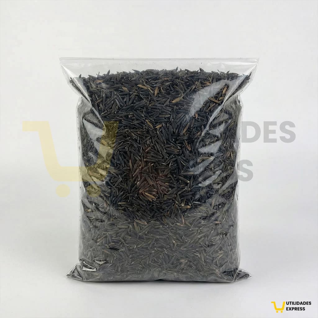 Casca de Arroz Carbonizada 100 Litros Substrato Natural Orgânico para Plantas Vasos Horta Jardinagem