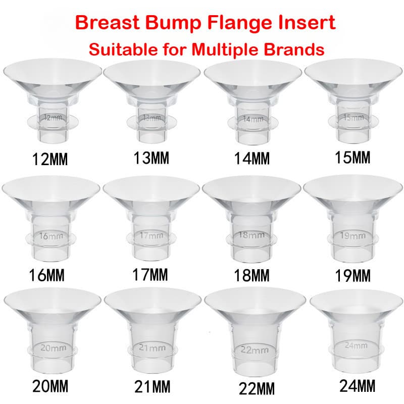 Inserção De Flange De 11 Mm ~ 24 Compatível Com De/28 Escudo De Bombas Tira Leite , Para Momcozy Medela Spectra Elvie St