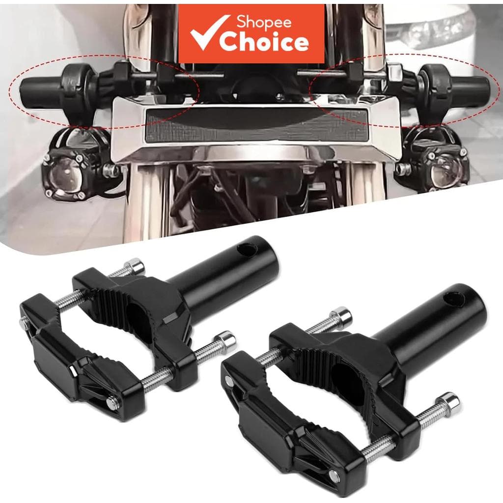  Suporte de Farol para Moto, Suportes para Farol de Garfo Dianteiro, Extensão de Montagem de Farol, Braçadeira de Tubo