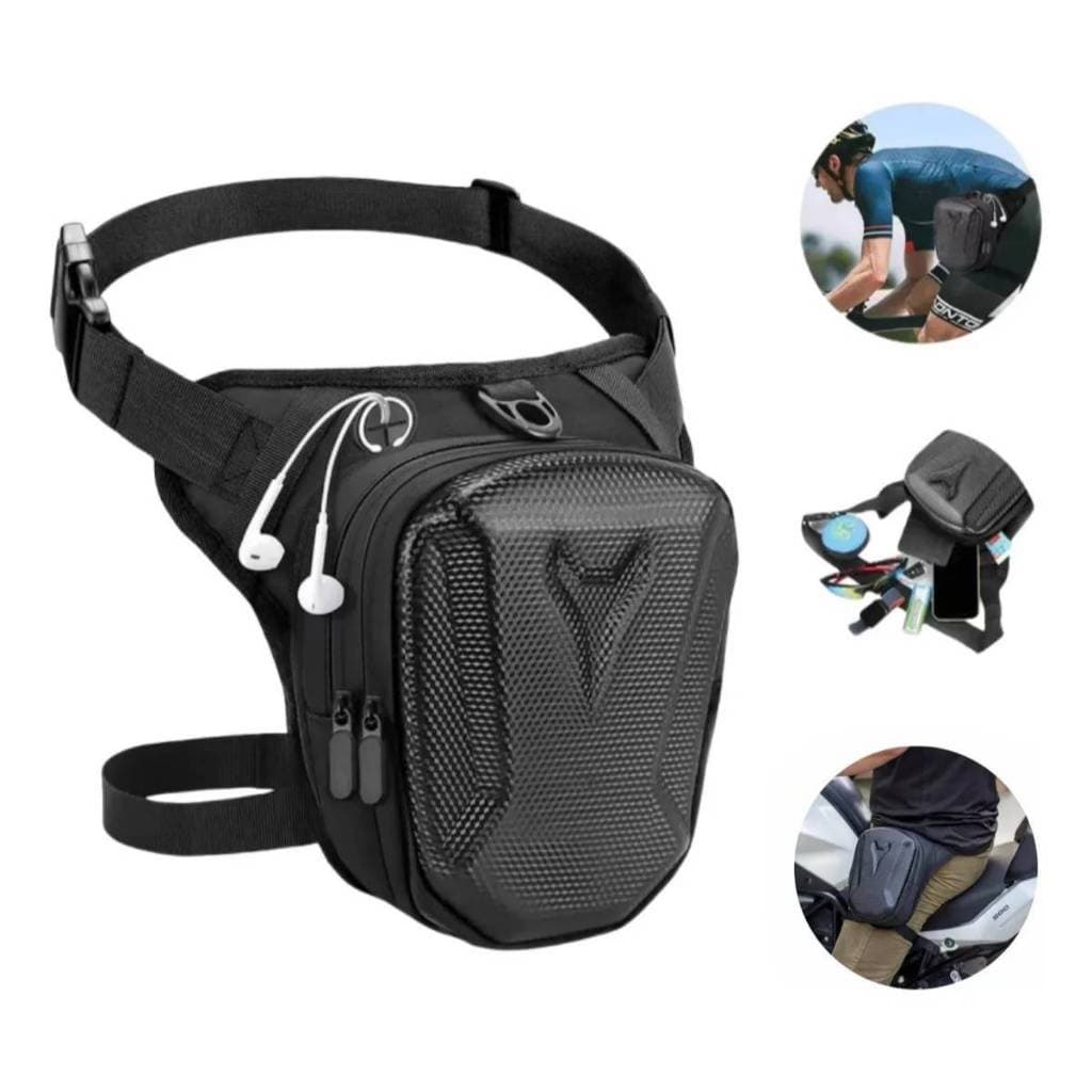 Pochete de Cintura e Perna Impermeável Bag Motociclista Bolsa Multifuncional