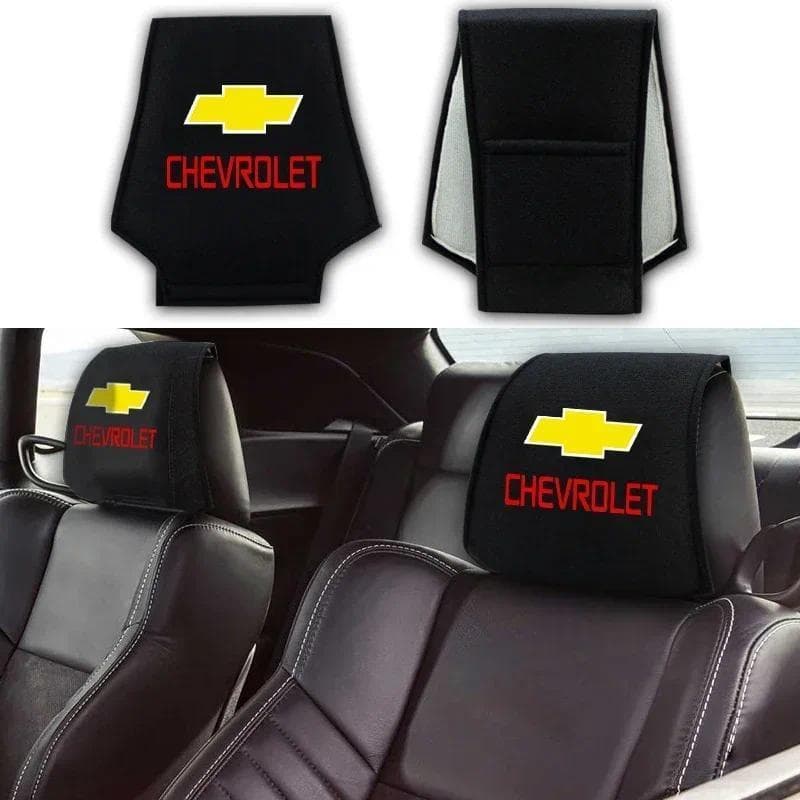 1 Pçs Almofada De Encosto De Cabeça Do Carro Pescoço Fronha Capa De Assento Para Chevrolet Cruze Aveo Trax Vela Malibu C