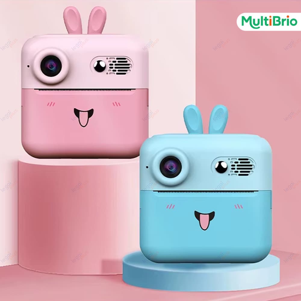 Câmera Digital com Recurso Instantâneo - Mini Impressora Térmica para Fotos de Aventura