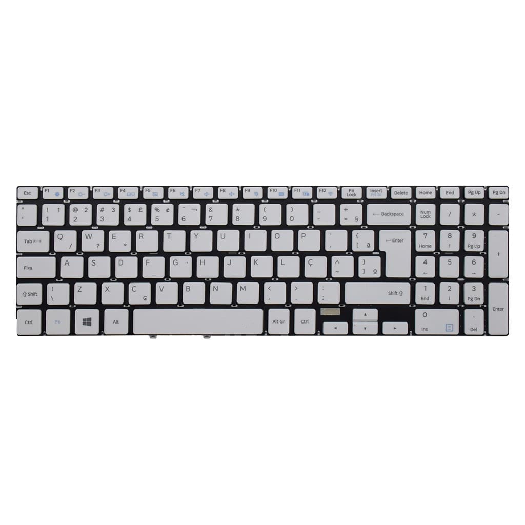 Teclado para Notebook Samsung Expert NP300E5L Branco