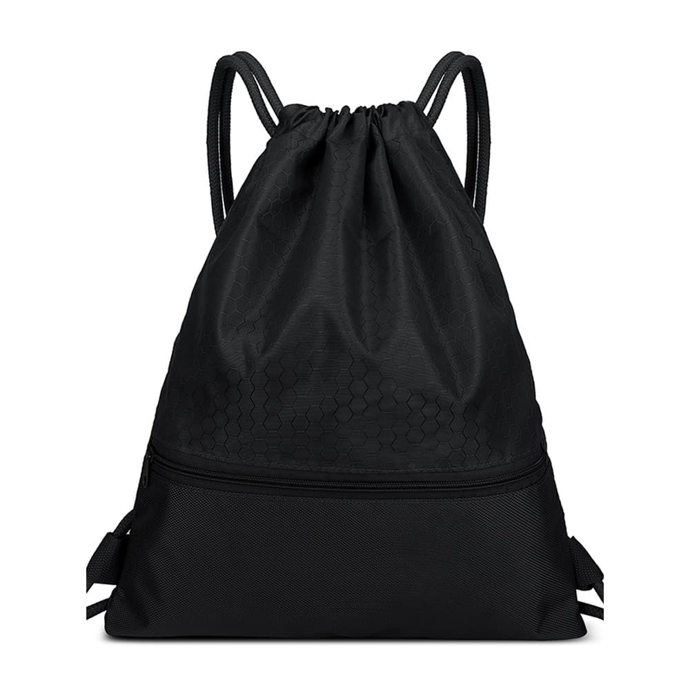 Mochila com cordão, à prova d'água, leve, dobrável, viagem, esportes, simples, Fitness, homens, mulheres, basquete
