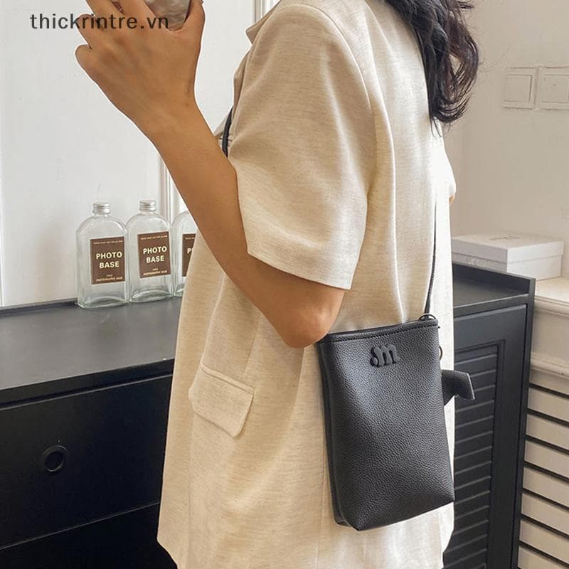 THI Bolsa De Ombro De Couro PU Feminina Crossbody De Grande Capacidade Elegante Para Escritório Escola Ou Passeios VN