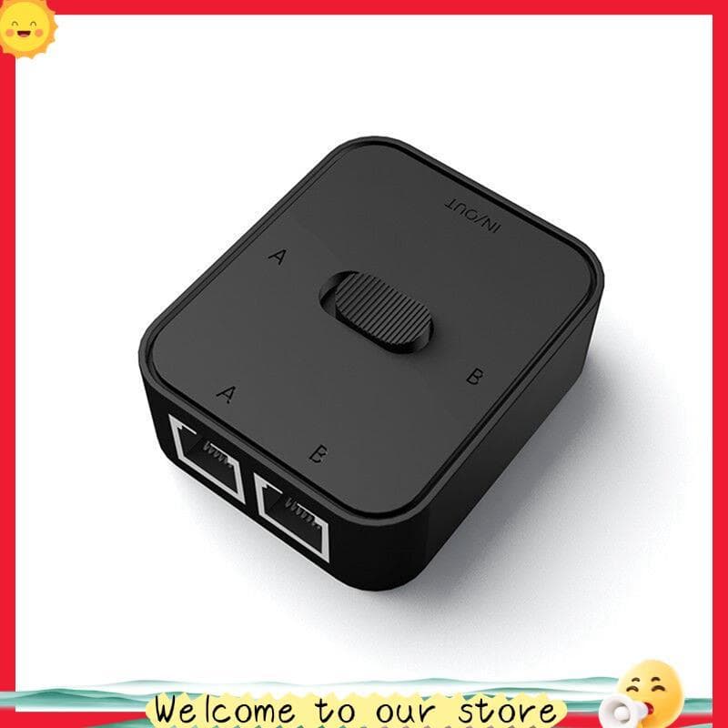 Prosperityussassoon12 Portas RJ45 LAN CAT6 Switch De Rede 1000Mbps 2 Em 1 Saída/1 2 Saídas Divisor De Switcher Externa I