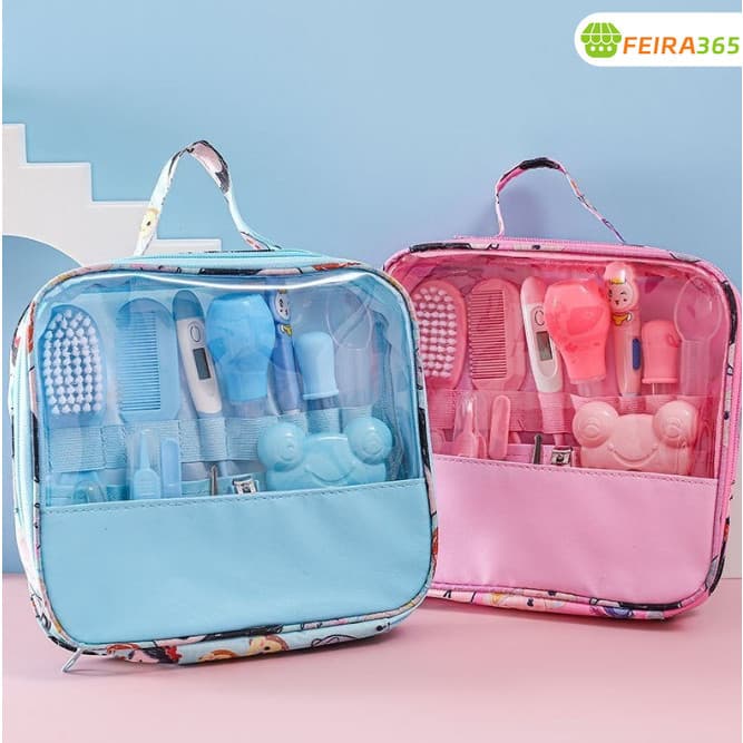 Conjunto prático para recém-nascidos (13 segundos), com suporte para unhas (5 segundos)