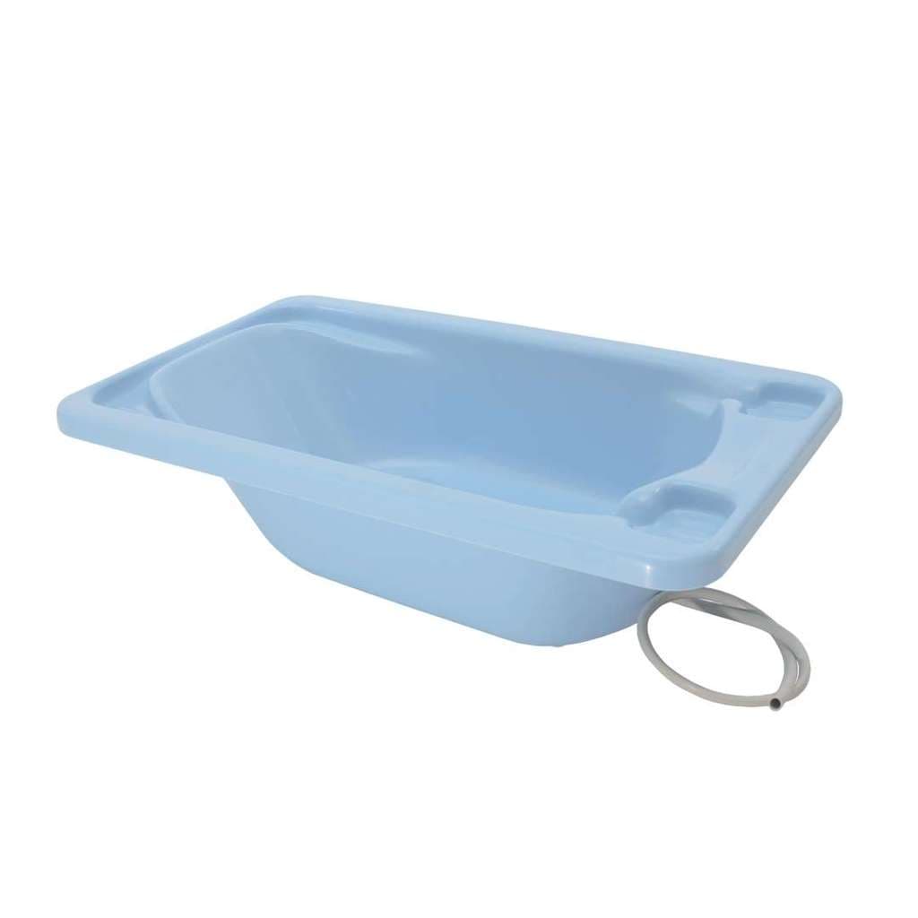 Banheira Bebê Plástica Galzerano com Saboneteira e Saída de Água – Leve, Segura e Fácil de Limpar