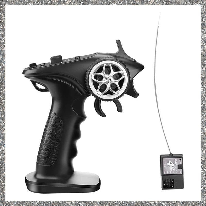 GA-4H-TX TX4 2.4GHz 4CH Sistema De Rádio Transmissor Controlador Controle Remoto Com Receptor Para RC Carro Barco Tanque