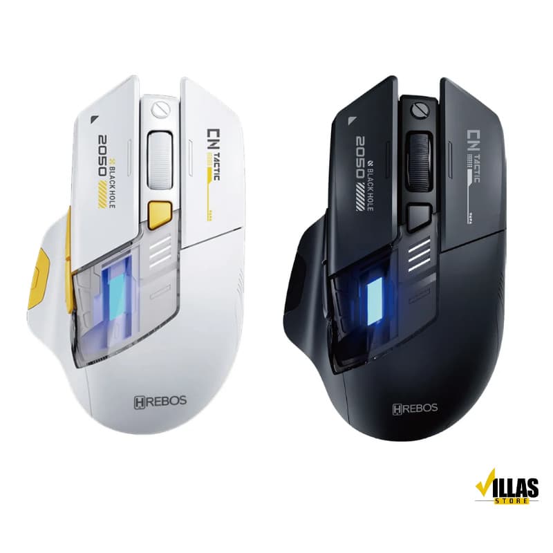 Mouse Gamer Sem Fio Hrebos GlideTrack IF-387 Recarregável 2400 DPI Turbo 🖱️🔥