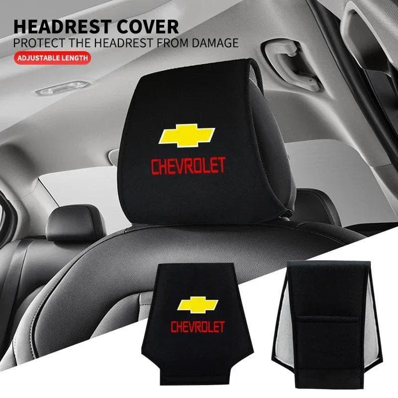 Logotipo Do Carro Encosto De Cabeça Capa Travesseiro Toalha Para Chevrolet Cruze Faísca Captiva Suburban Camaro Malibu S