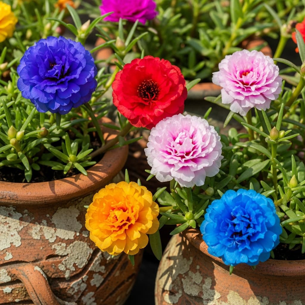 Rara 200 Sementes de Onze-Horas Flor Gigante (Cores Sortidas) Envio Rápido Pronta Entrega