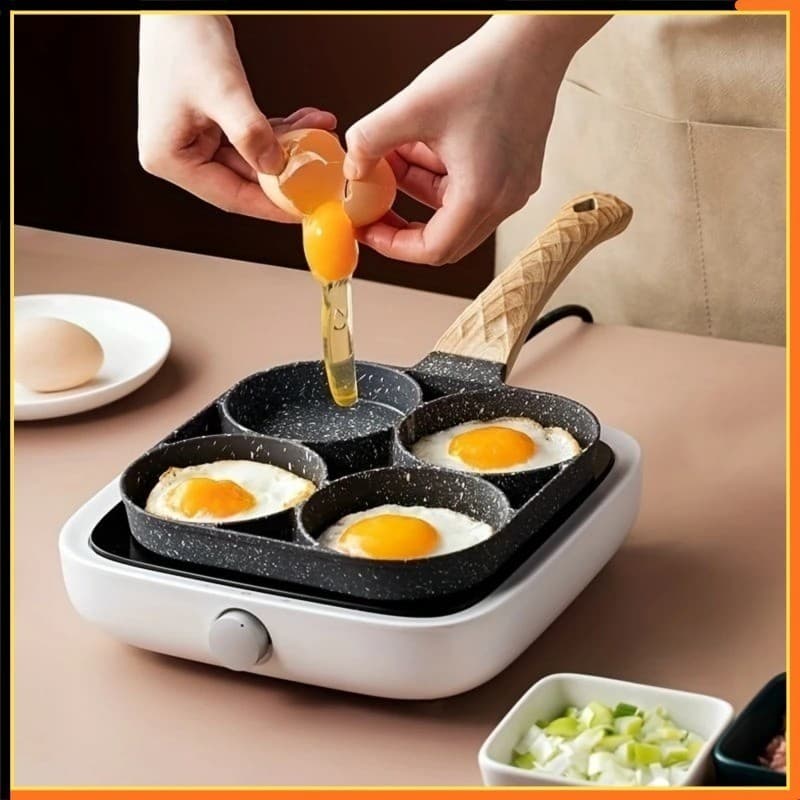 Multifunctional Non-Stick 4 in 1 frigideira antiaderente 4 em 1 para ovos frigideira japonesa