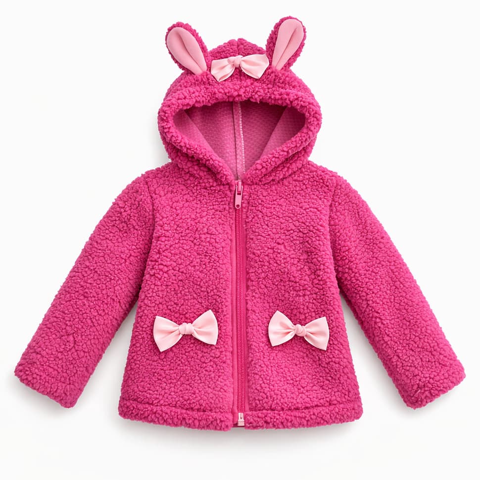 Blusa de frio Infantil Pelinho menina com Capuz Casaco Teddy Ted JAQUETA INFANTIL Roupa Frio Moletom