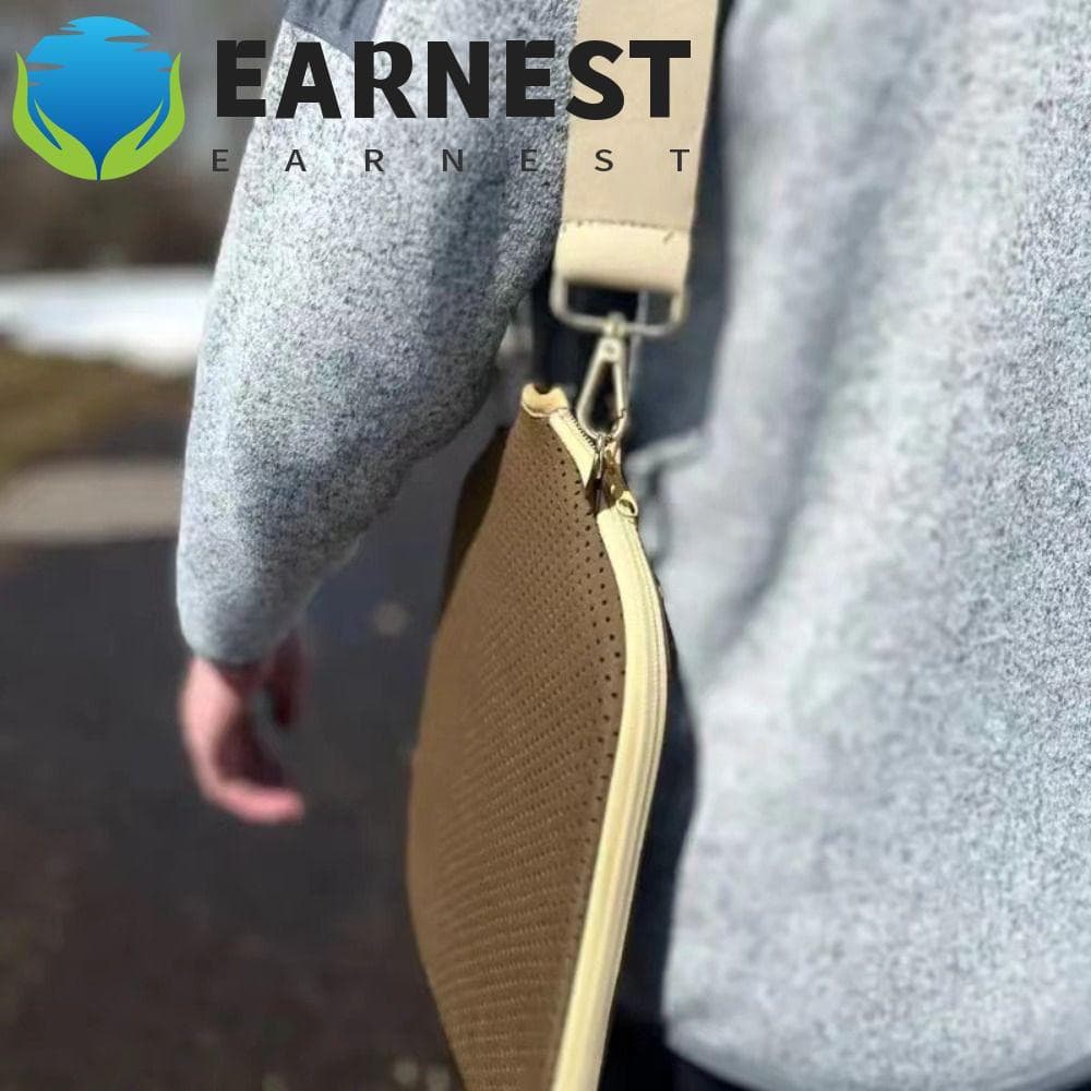 Manga De Raquete De Pickleball EARNEST , Capas De Remo De Neoprene Com Design De Zíper , Alça De Ombro Único