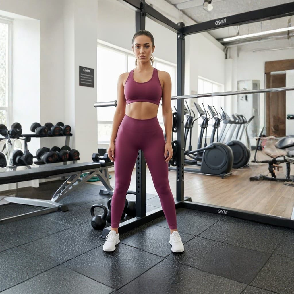 Calça Legging Selene Sem Costura Poliamida Academia Fitness