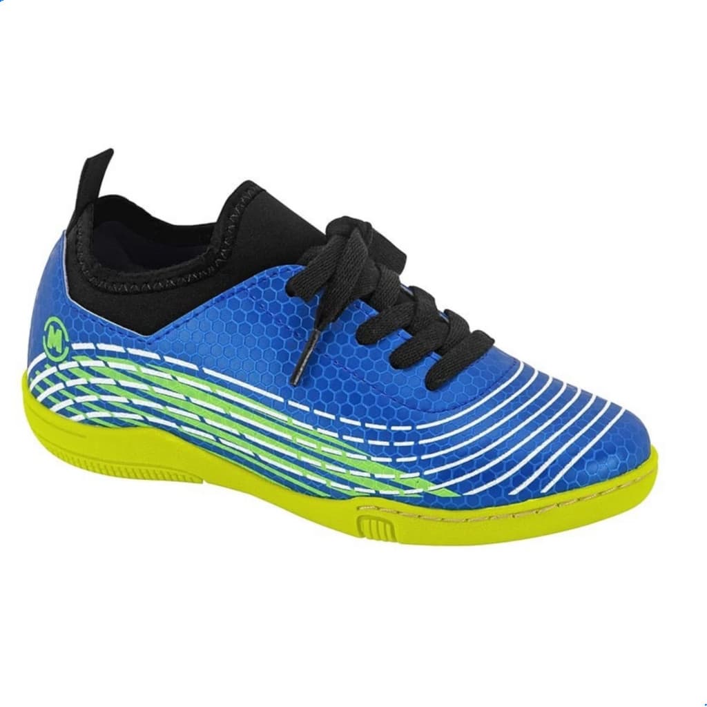 Chuteira Molekinho Masculino Infantil Costurada Futsal Society Futebol 27 ao 36 Confortável