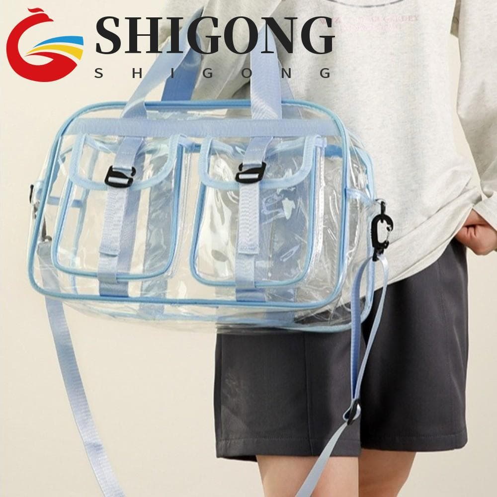 SHIGONG Bolsa Crossbody Transparente , De Armazenamento De Lavagem Leve De Grande Capacidade Ita Higiene Pessoal