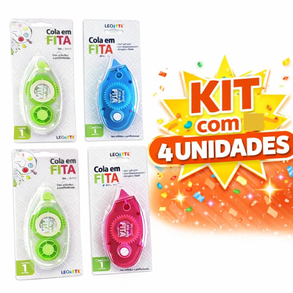 Cola em Fita 8mmx8m - LeoeLeo
